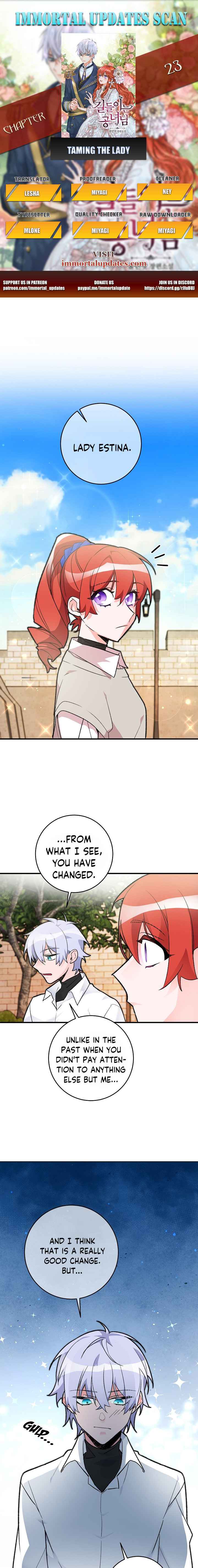 Taming The Lady Chapter 23 1